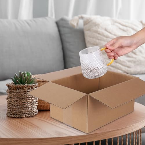 zmybcpack 25 pack Shipping Boxes 10x7x5 inch Cardboard Box Mailers, Kraft Corrugated Mailer Cardboard Shipping Mailers For Small Business, Mailing, Packing and Storage - Thumbnail 5