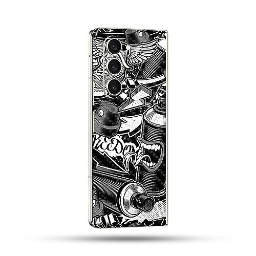 Image of MightySkins Skin Compatible with Samsung Galaxy Z Fold 5 Full Wrap - Puppy Fall | Protective, Durable, and Unique Vinyl Decal wrap Cover | Easy to Apply, Remove, and Change Styles | Made in The USA