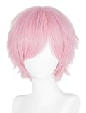 Max Beauty Unisex Anime Short Cosplay Short Wigs With Bangs Heat Resistant Hair for Party and Halloween for Gift + Free Cap