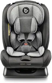 Cadeira Para Auto 0-36 Kg Litet Mass Preta e Cinza - BB458