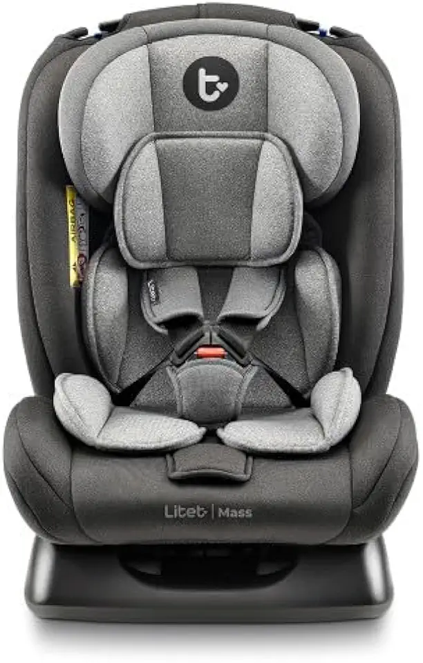 Cadeira Para Auto 0-36 Kg Litet Mass Preta e Cinza - BB458