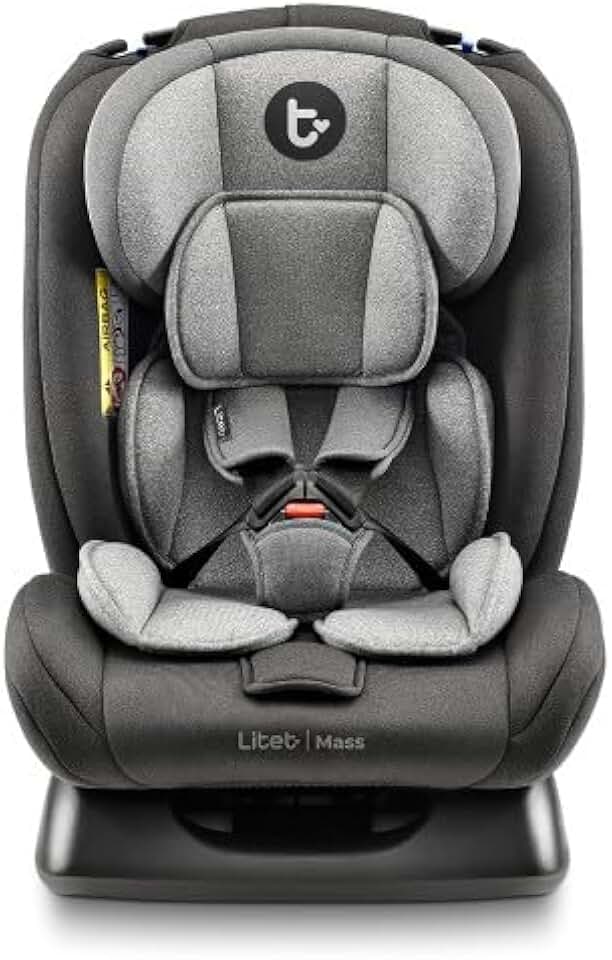 Cadeira Para Auto 0-36 Kg Litet Mass Preta e Cinza - BB458