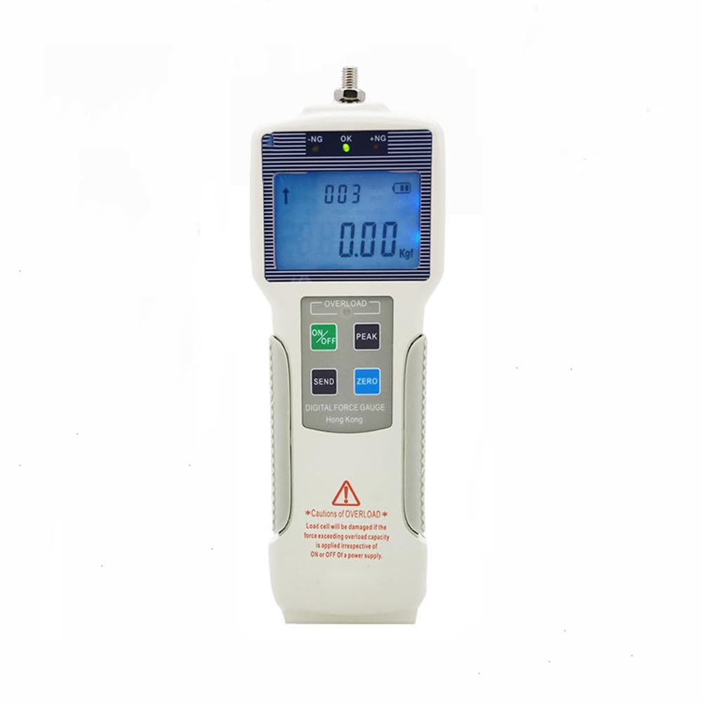 200N Digital Force Gauge, Push and Pull Tester Dynamometer,Portable High Precision Digital Force Gauge,with Large LCD Liquid Crysta Display