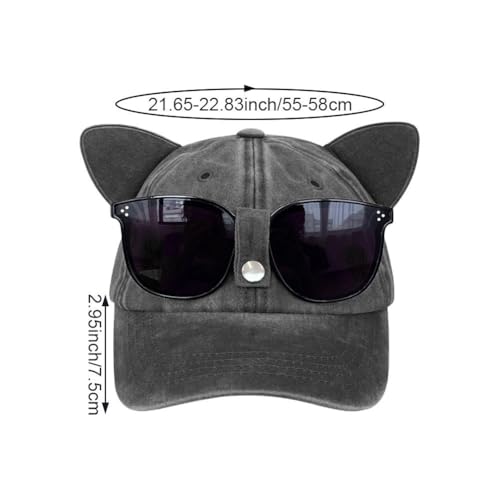 Casquette de baseball mignonne avec lunettes l'accessoire idéal de vos vacances