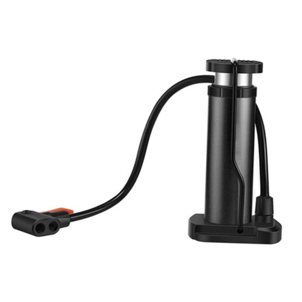 Inflador de Neumáticos Portátil para Bicicletas y Automóviles Compresor de Aire con Base Antideslizante para Inflar Neumáticos y Accesorios de Viaje