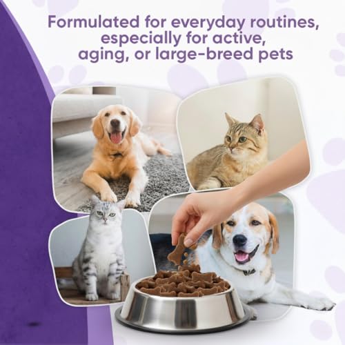 Hip and Joint Chews for Dogs & Cats | 120 Soft Chews | With Glucosamine, Chondroitin, Cinnamon, MSM, Turmeric & Hyaluronic Acid | Hip & Joint Supplements for Dogs & Cats Breeds - Image 6