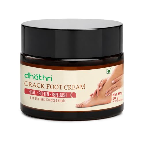 Dhathri Crack Foot Cream with Turmeric, Neem & Guggulu | Moisturi...