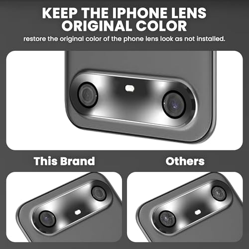 Image of ArmourPro Camera Lens Protector for Tecno Pova Slim Tough HD Individual Aluminum Alloy Rings 9H Camera Cover, Scratch-Resistant,Camera Lens Protection| Black, 1 Pack