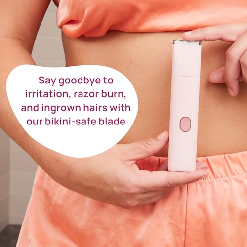 Recortadora de bikini eléctrica e impermeable afeitadora vello púbico 2