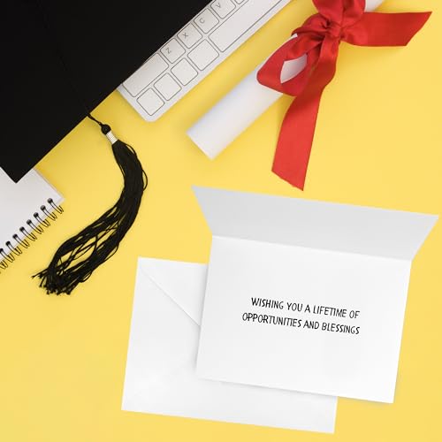 GIFTING GIGGLES Happy Graduation Card 2026 - Congratulations graduate card for College or High School - for him or her - Men or Women - Golden Sparkle card with 3D cap design