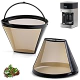 Cone Coffee Filters Basket Compatible with Braun Coffee Maker, Coffee Maker Accessories for Braun Brewsense 12-Cup Drip Coffee Maker, 2pcs