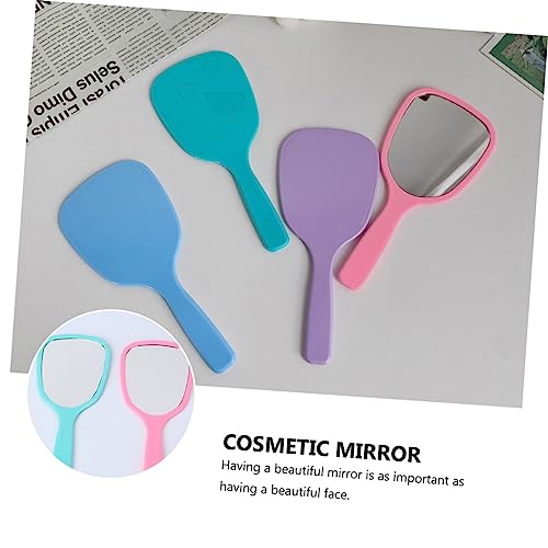 6 espejos de mano portátiles para maquillaje miniatura 6