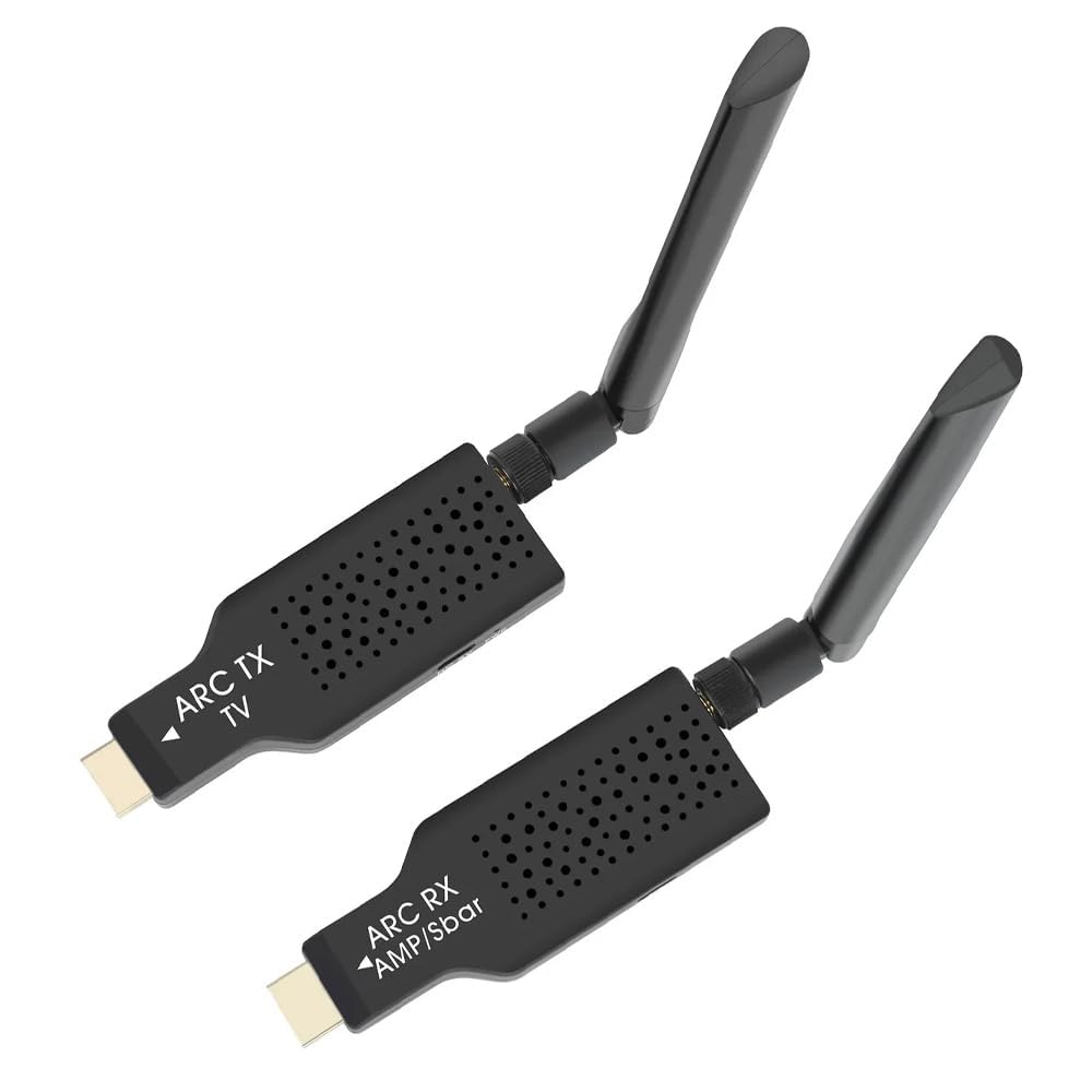 Tobo Wireless HDMI Transmitter and Receiver,1080P/60Hz Wireless HDMI Extender Kit, Plug and Play, 150M/450Ft, for Streaming Video to Display/Projector from Laptop, PC, Netfix, PS5, TV Box TD-1383H-image-25