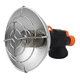 Stufa a gas portatile per esterni, con tecnologia avanzata e copertura di sicurezza, per campeggio, escursionismo, pesca