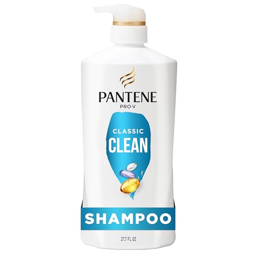 Pantene Shampoo, Classic Clean - Pro-V Nutrients for Dry, Color-Treated Hair, Healthy Looking Hair...