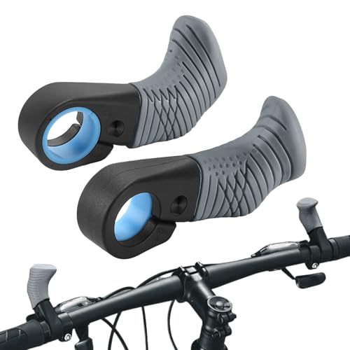 Poignées de vélo ergonomiques VTT route scooter avec repose-pouce confort