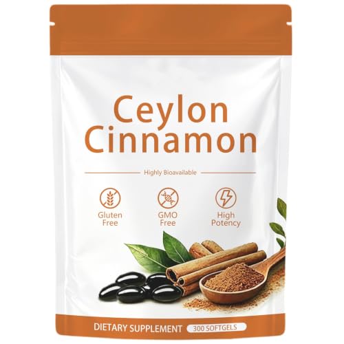 Noralife Ceylon Cinnamon Premium Organic MCT Oil Softgels 300 Count