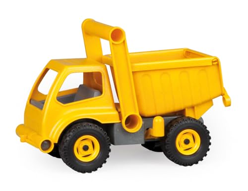 LENA - 04210 - EcoActives Camion Benne 27 cm, Véhicule Jouet de Chantier pour Enfants à partir de 2 Ans, Robuste Camion à Benne basculante avec Benne...