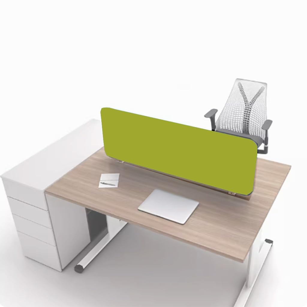 HJYCLFAZU Desk Privacy Divider, Acoustic Mounted Panel, Dividers, Partitions, Reduce Noise And Visual Distractions(Green,30X60CM)