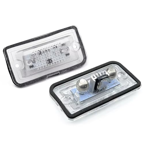 Luces matrícula LED Benz W203 C209 acabado premium y ajuste exacto OEM 2uds