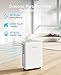 Dravonic 2000 Sq. Ft Dehumidifier for Basement, 30 Pint Dehumidifiers for Home, Bedroom and Bathroom, 3 Modes Dehumidifier with Drain Hose, Smart Humidity Control, 24H Timer, Child Lock (White)