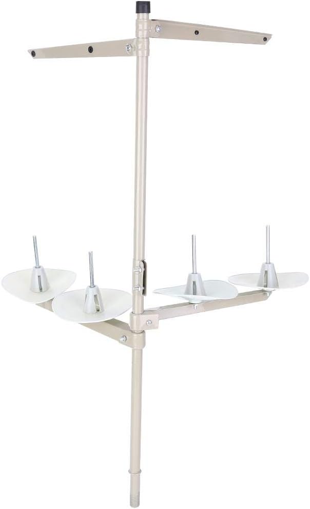 Thread Spool Stand Sewing Machine Thread Rack for Home Quilting Sewing Machine Accessories(4-Thread)