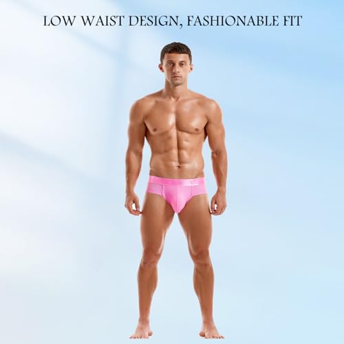 JOCKMAIL 3PCS/Pack Men Underwear Briefs Athletic Underwear Briefs Mens Breathable Briefs for Sport Gym4