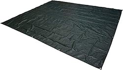 Amazon Basics Lona para acampada A prueba de agua,...: Lona multiusos para uso en exteriores, ideal para cubrir objetos o poner la tienda de campaña debajo Diseño impermeable, fabricada con tejido resistente a rasgaduras, incluye láminas de polietileno en ambos lados Incluye arandelas resistentes e inoxi...