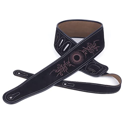 JAHH Sangle Bracelet de Guitare électrique en Cuir-Tournesol Mat, Guitare Acoustique de Basse, Bracelet en Cuir de… - Les Beatles, Paul McCartney, John Lennon, RIngo Starr, George Harrison JAHH Sangle Bracelet de Guitare électrique en Cuir-Tournesol Mat, Guitare Acoustique de Basse, Bracelet en Cuir de… – Image 6
