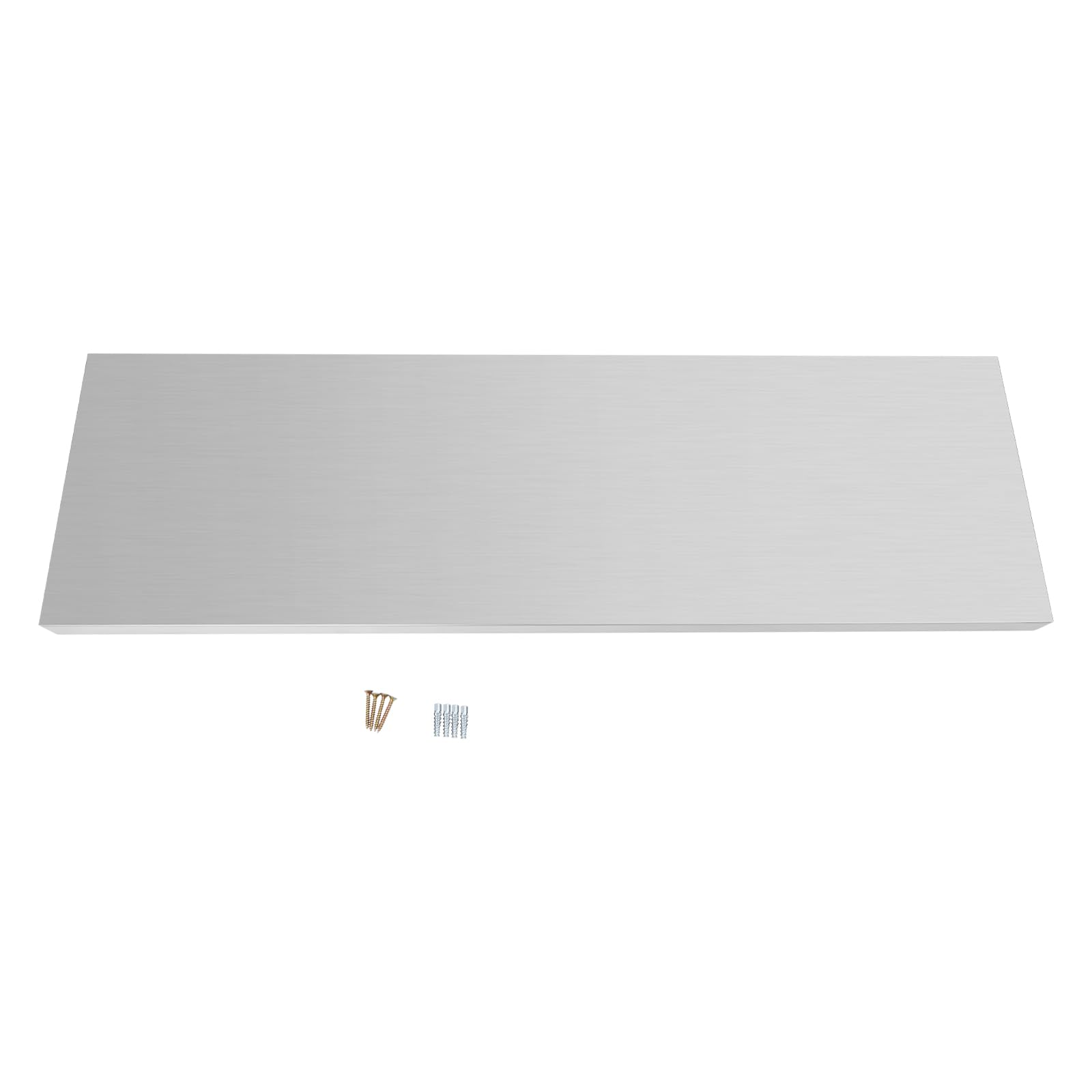 Estantería plegable de acero inoxidable, para cocina, hotel, bar, 100 x 30 x 5 cm