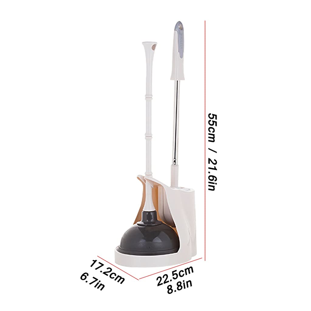 Pennello per il bagno Brush Holder Brush Brush Brush Brush Brush Brush Creativo Two-in-one Spazzole da toilette Manico lungo MANIGLIO LUNGO NESSUNA PRINCIPALE WC Titolare della spazzola per il water