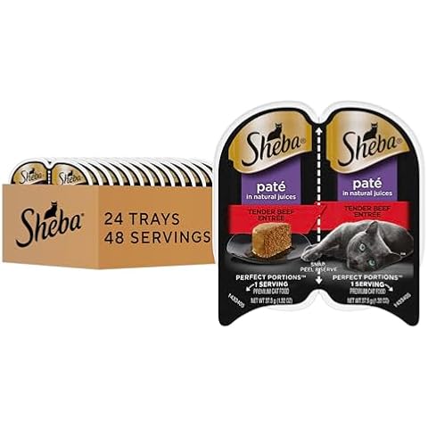 SHEBA Wet Cat Food Pate, Tender Beef Entree Cover