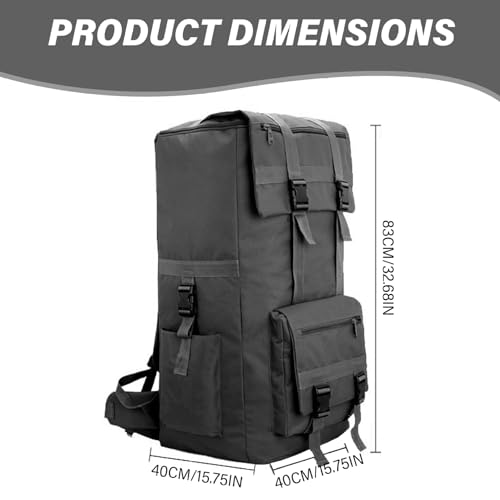 Mochila para senderismo 120L impermeable Oxford miniatura 4