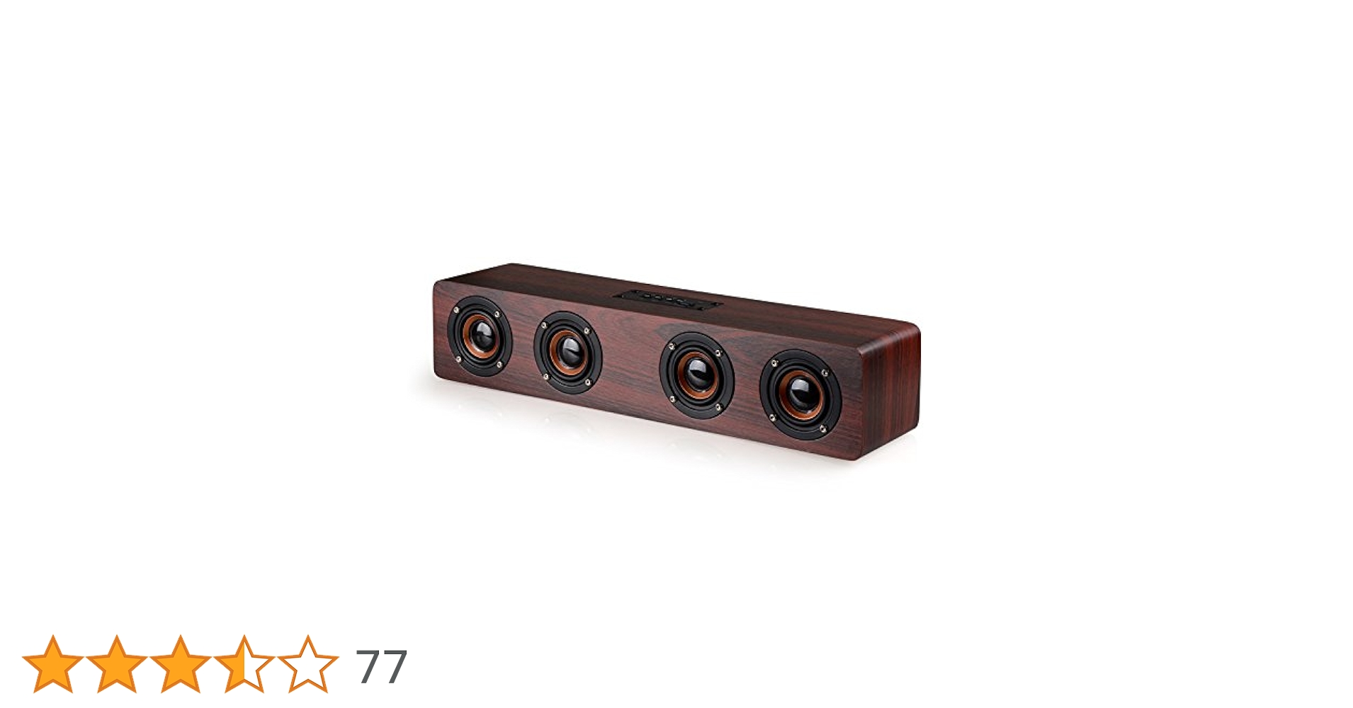 Amazon.co.jp: Bluetoothスピーカー サウンドバー 木製 マイク