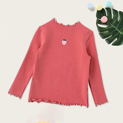 Betadog Girls Turtleneck Sweater Kids Casual Long Sleeve Slim Fit Pullover Tops Girls Long Sleeve Turtleneck Tee2