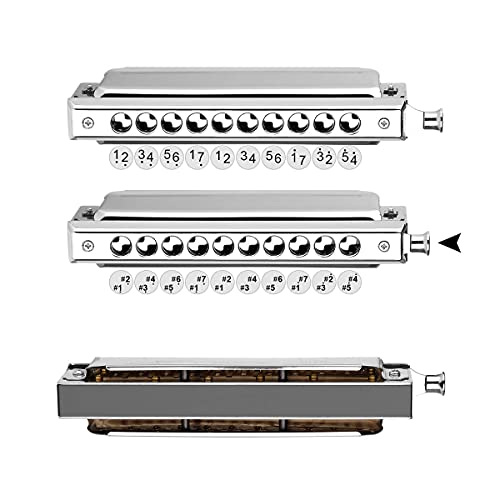 Harmonica diatonique Newmic NE-180 sans fuite d'air pour notes justes - 4