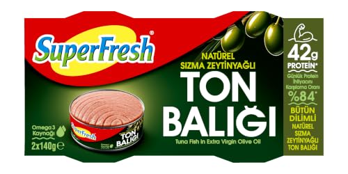 Zeytinyağlı ton balığı, 2 x 140 g