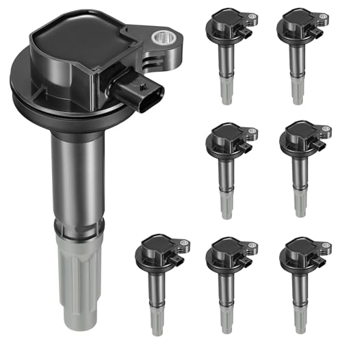 Image of 8 Ignition Coils Pack - Fix Misfires for Ford F-150 & Mustang 5.0L V8 (2016-2017) - Repl. UF824 /FR3Z12029A /DG561