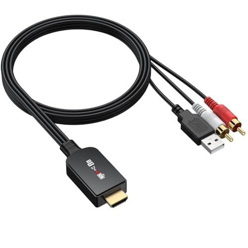 Cable convertidor de audio HDMI eARC a RCA Tendak de 192 KHz