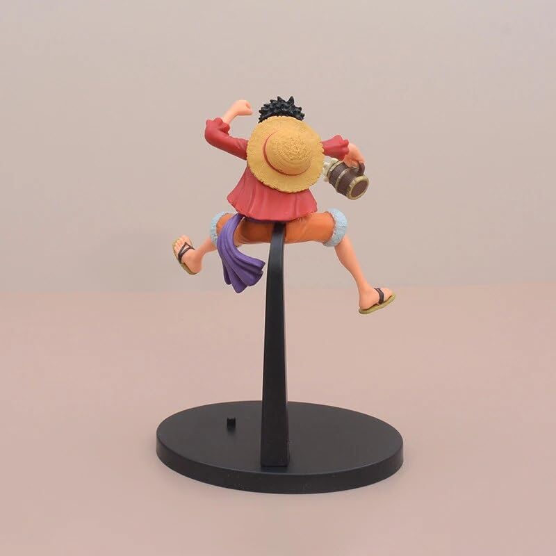 Image of Luffy Action Figure- Miniature Toy Figure (Doll) Special Edition for Car Dashboard, Decoration, Cake, Office Desk & Study Table (Pack of 1) (Height- 18 cm)