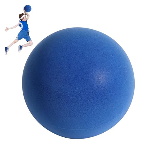 Silent Basketball for Indoor, Size 5/3/7, House Foam Training Ball, Wear-Resistant & Slip-Resistant, Rapid Rebound Without Deformation, for Indoor Training/Practice.(Size:7,Color:Solid Blue)