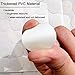 108 Stücke PVC Schraubenabdeckung, Rund, Weiss, Selbstklebend,Schraubenloch Aufkleber,Schrauben Abdeckkappen ,Schraubenkappen ,für Möbel ,Ø 21mm