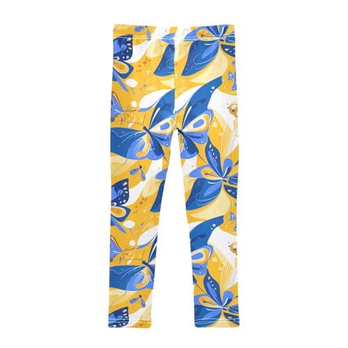 Butterfly Beautiful Kids Baby Girls Leggings Comfortable Full Length Yoga Pants Sports2