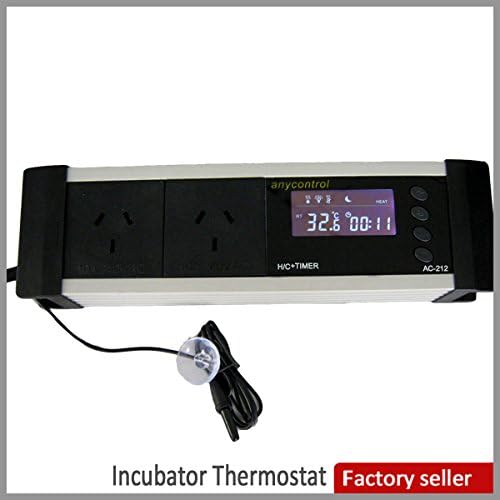 RINGDER AC-212 UK Plug Digital Reptile Aquarium Thermostat Temperature Controller