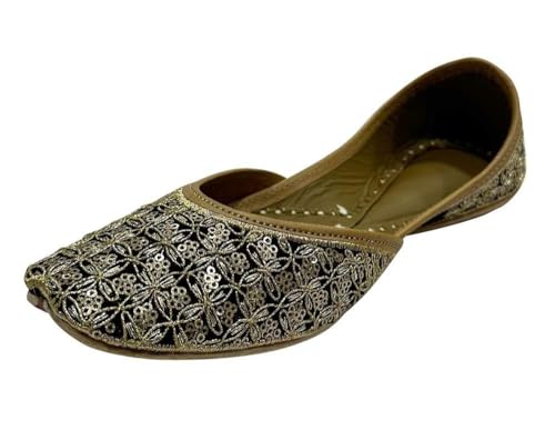 Stylish Handmade Punjabi Jutti - Flat Ballet Shoes & Indian Bridal Footwear for Women