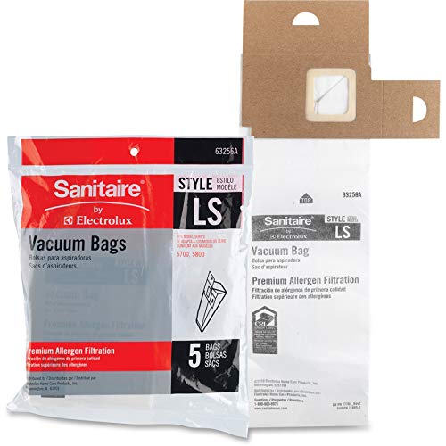 Image of Sanitaire Eureka Upright 5700 /5800 Dust Replacement Vacuum Bag, White, 50 per Carton