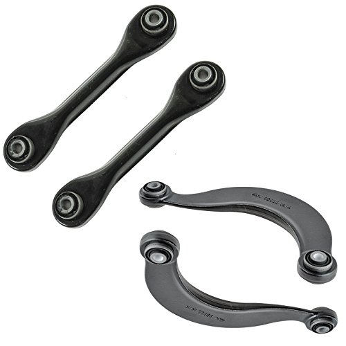 TRQ Rear Control Arm Set Compatible with 2014-2018 Ford C-Max 2000-2018 Focus 2004-2013 Mazda 3 2006-2014 5 2008-2013 Volvo C30 2006-2013 C70 2004-2011 S40 2005-2011 V50 MA5512100