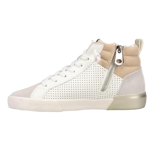 VINTAGE HAVANA Women's Lester Perforated Leopard High Top Slip on Sneaker Casual and Fashion3