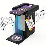 R-Satz Shop Handyhalterung Turm passend für Hitster – Smartphone Ständer mit Kartenfach – stabil & rutschfest für QR-Code Scan – Zubehör kompatibel mit Hitster Original & Party