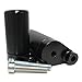 2009-2017 Yamaha FZ6R Black No Cut Frame Sliders - 750-6369 - MADE IN THE USA